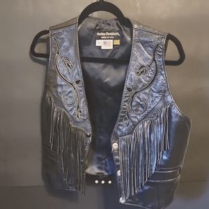 (57) Womens vintage (80's) Harley-Davidson vest size medium